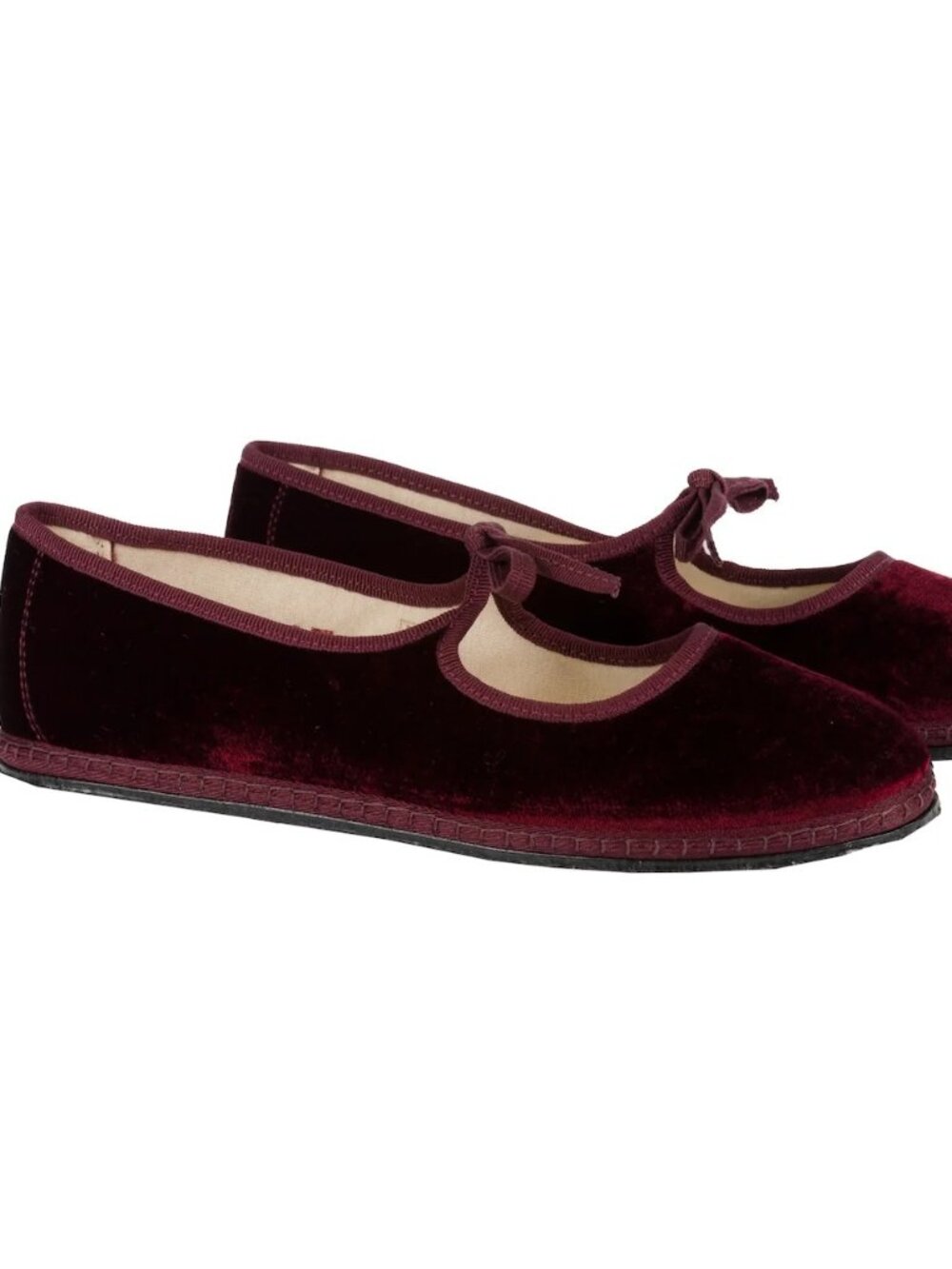 Vibi Venezia Women’s Brigitte Velvet Mary Jane Flats in Calliope